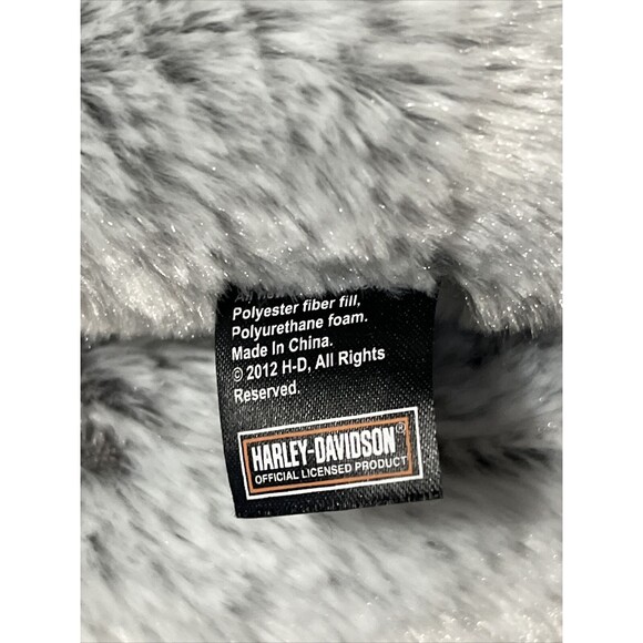 NWT Harley Davidson Plush Christmas Grey Santa Bear 14" EUC - Picture 6 of 6